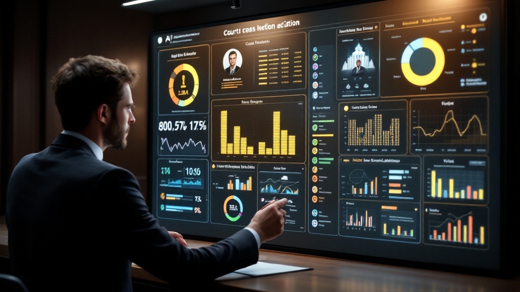 courtroom strategy visualization with ai models predicting case outcomes