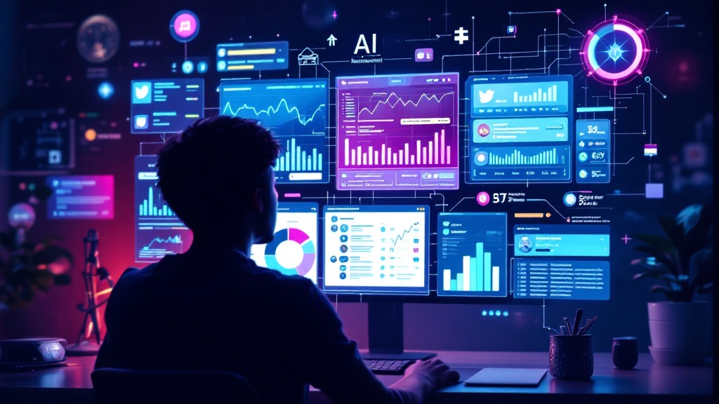 futuristic AI analytics