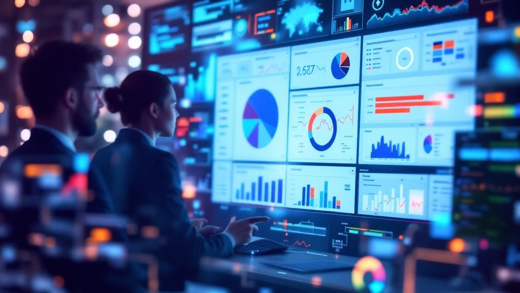 ai-driven performance dashboards displaying charts from various data sources