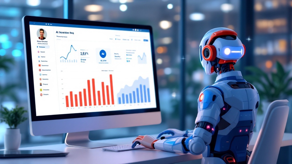 futuristic AI analyzing market trends