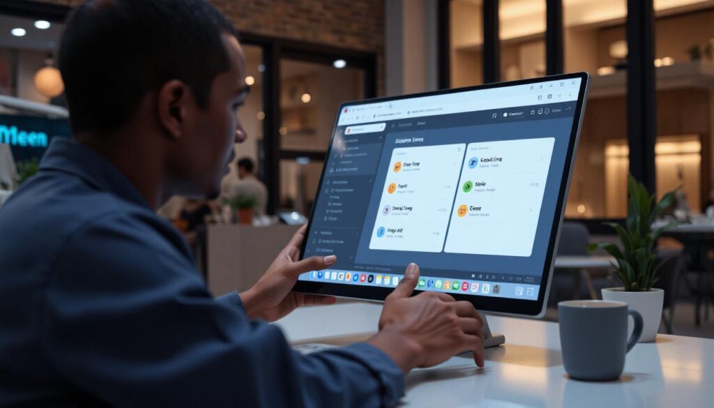 AI analyzing customer patterns in real time. AI analyzing customer patterns in real time.