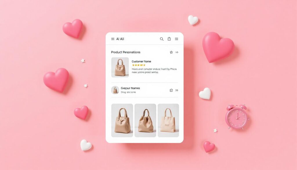 AI-powered email composing interface showing personalized product suggestions AI-powered email composing interface showing personalized product suggestions