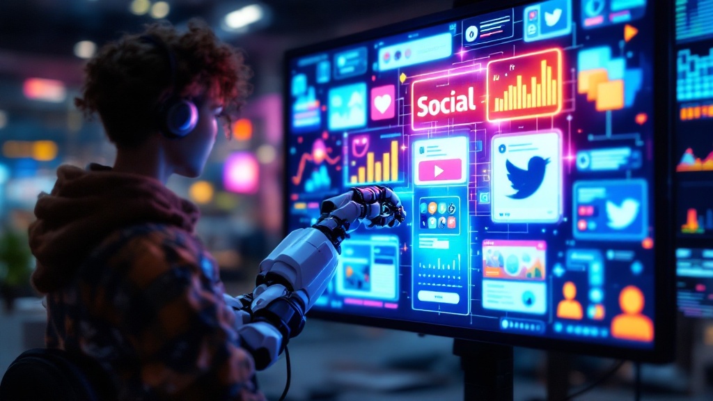high-tech digital screen