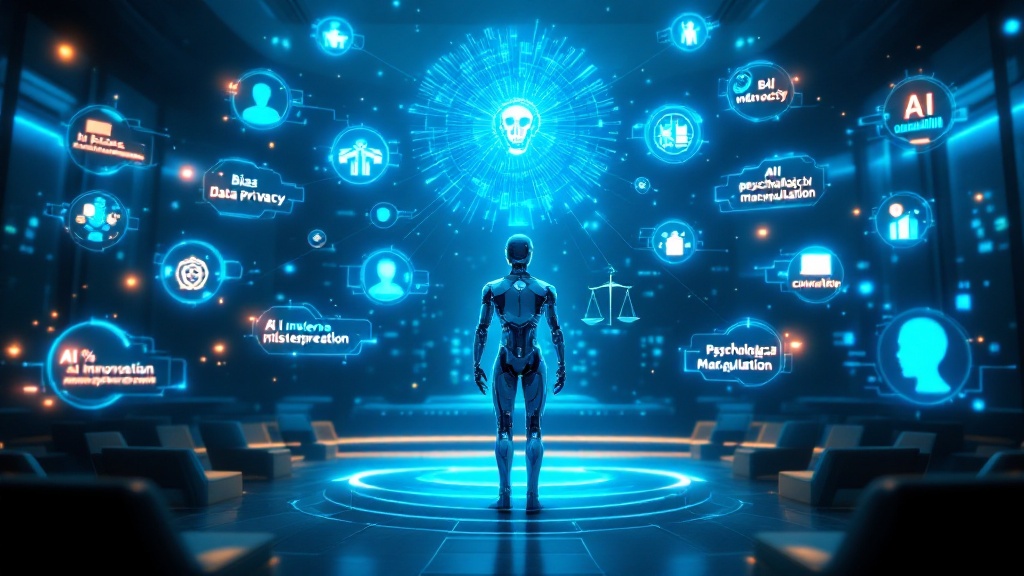futuristic AI robot