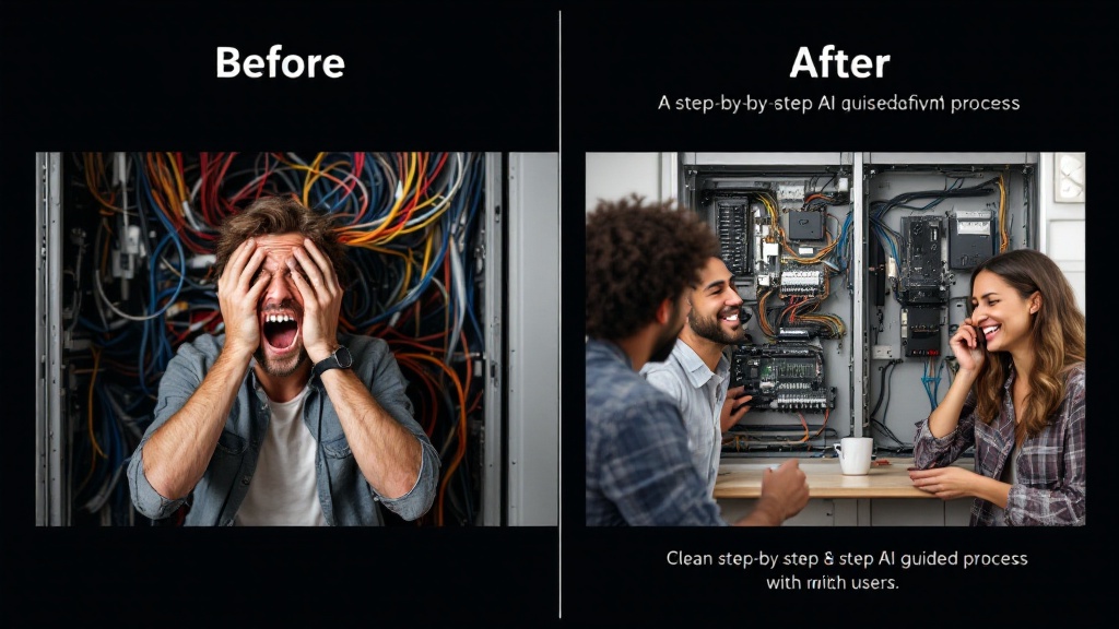 before and after comparison
