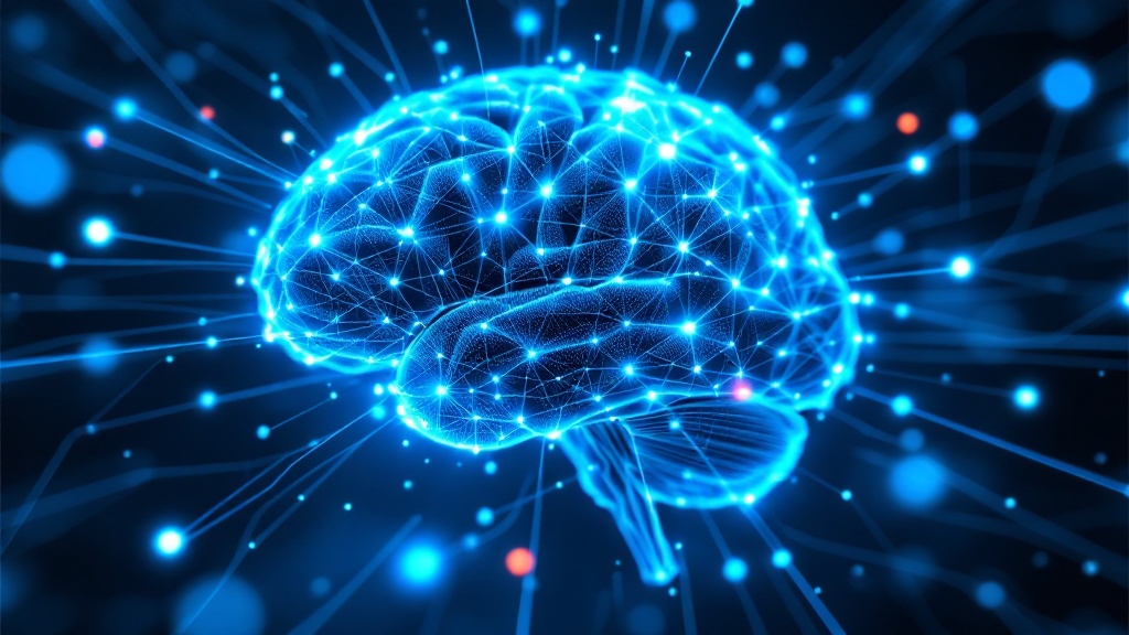 futuristic AI brain
