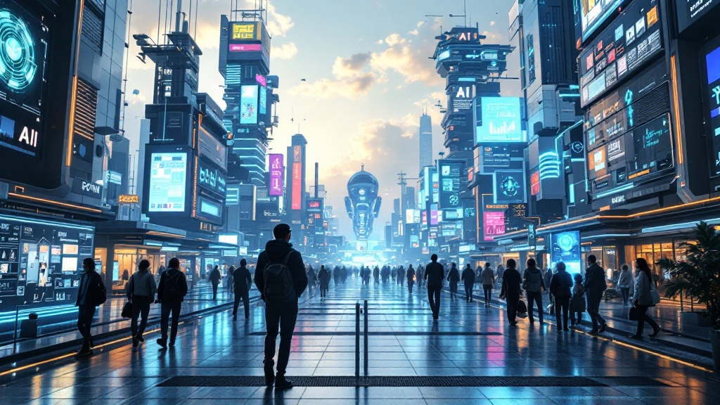 futuristic city