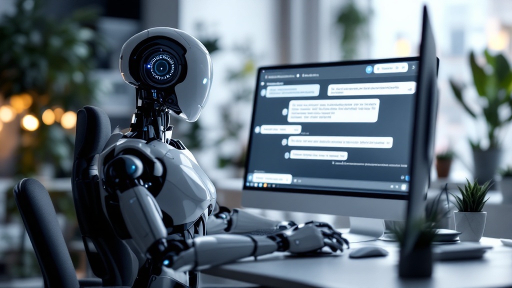 robotic AI as customer support